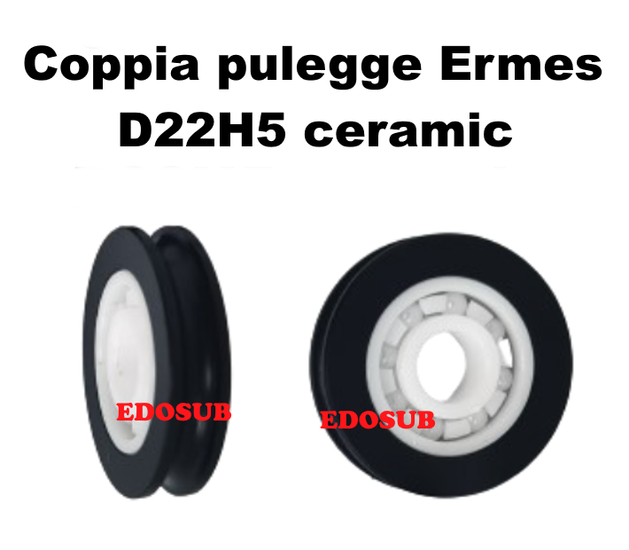 Coppia pulegge Ermes D22H5 ceramic