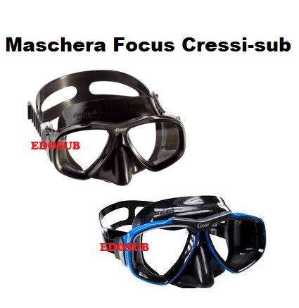 Cressi Maschera Cressi Focus nero/nero 
